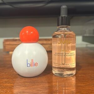 Billie Dry Shampoo and JVN Hair Oil Dou